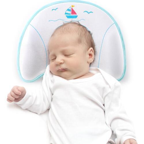 U-stape Baby pillow cartoon pattern cotton nursery bedding bed pillow for infant