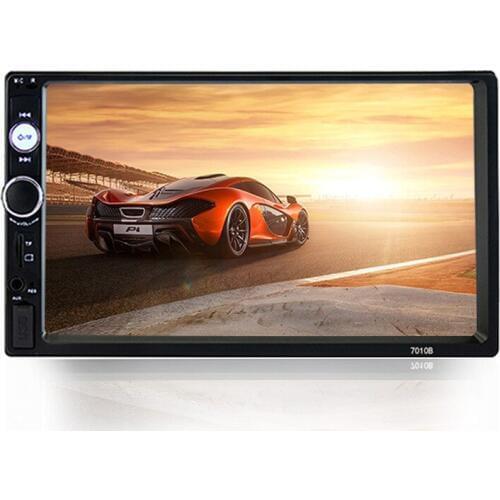 Universal HD 7 Inch Car Double Spindle Car MP5 Player MP4 Bluetooth Hands-free Reversing Image Receiver