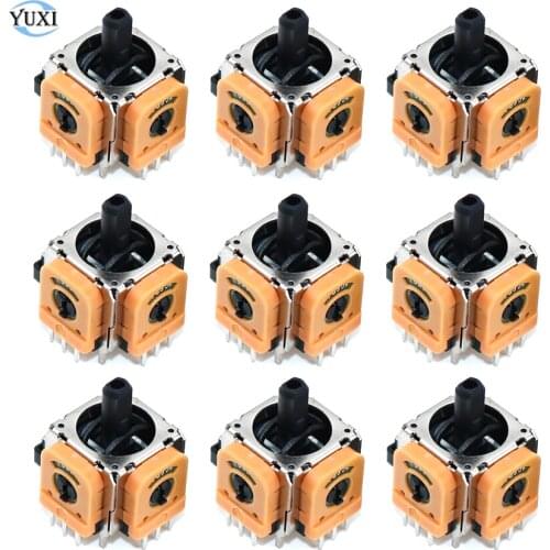 YuXi 100pcs 3D Analog Joystick Sensor Module Potentiometer Stick for Sony PlayStation 5 PS5 4 PS4 Pro Slim Wireless Controller