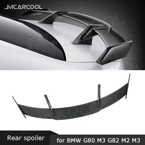 Rear Boot Wing Trunk Spoiler Carbon Fiber for BMW M1 M3 M4 M5 M6 G22 G23 G80 G82 G14 F32 F36 MP Style Fiber glass