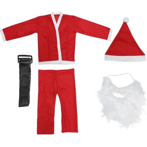 1 Set Santa Claus Costume Christmas Costume Christmas Outfit Cosplay Costume