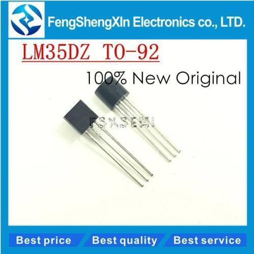 10pcs/lot New LM35DZ LM35 Precision Centigrade Temperature Sensors integrated circuit ic TO-92