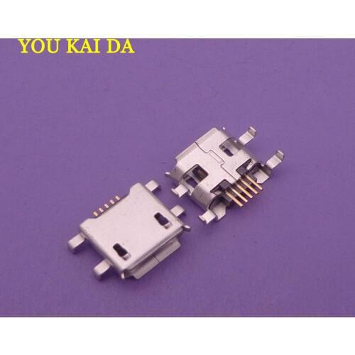 10pcs Power mini USB Micro Charging Jack Socket Port Connector v8 UB104 for Acer Iconia A1-810 A1-830 for ZTE V975