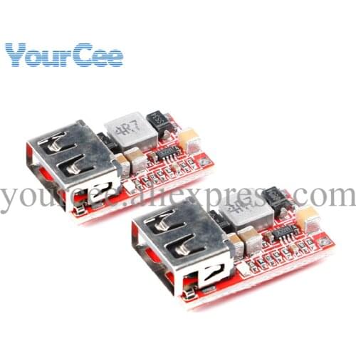 5PCS DC-DC Step Down Buck Power Module Efficiency 97.5% 6-24V to 5V3A for Car USB Phone Charger Converter Board Module