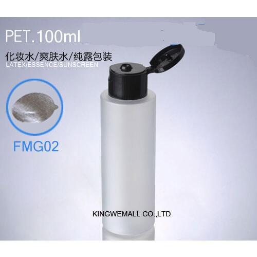 300pcs/lot High Quality 100ml Plastic Lotion Bottle 100g Empty Frosted Clear PET Containers,Makeup Tools