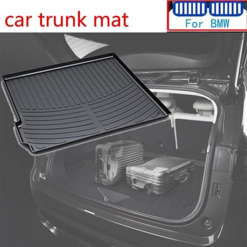 Car Mat For Bmw Series 2 7 F45 F46 F01 F02 F03 F04 Ative Tourer Waterproof Flash Mat Car Trunk Mats cargo Liner