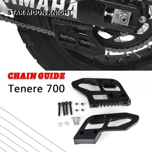 For YAMAHA Tenere 700 TENERE700 XTZ XT700Z T 700 T7 Chain Guide Pulley Chains Stabilizer Chainring Protector Plate Guard Cover