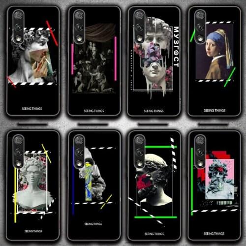 Black And White Fashion Off Phone Case For Huawei P20 30 40 Pro Mate 20 30 40 Pro Honor 9x 10 30lite Y62019
