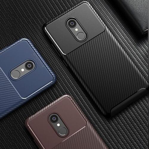 Carbon Fiber Cover For Xiaomi Redmi 5 Plus Case Luxury Soft Slim Silicone Case for Redmi 5 Back Cover For Xiaomi Redmi 5 Case