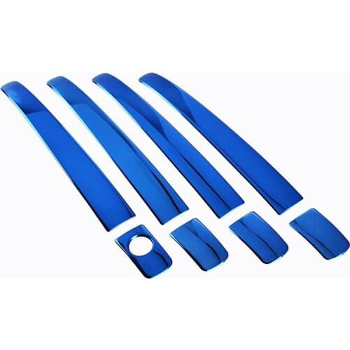 FOR Toyota Prius 30 XW30 ZVW30 ZVW35 Door Handle Seal Decoration Sticker Prius 2010-2015 Stainless Outer door handle sticker