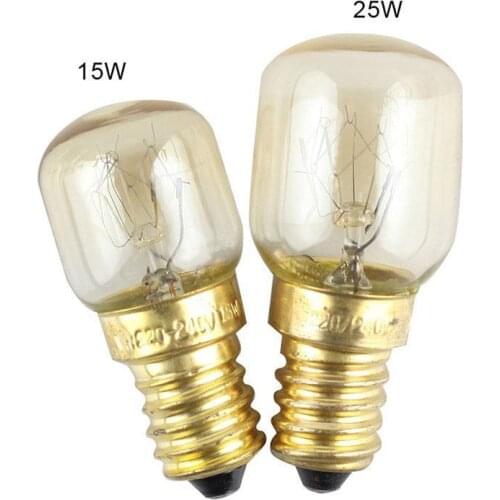 E14 220V Bulbs 300 Degree High Temperature Resistant Microwave Oven Bulbs Cooker Lamp Salt Light Bulb