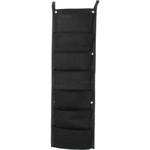 Environmentally-friendly and non-toxic 7 Pockets Wall Garden Hanging Planting Bags Vertical Outdoor Indoor Planter TS2