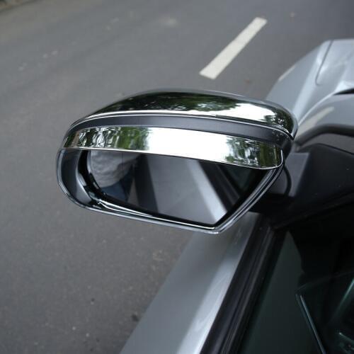 My Good Car ABS Chrome Car Rearview Mirror Protection Cover Rain Visor Stickers for Jeep New Compass Renegade car Accessories