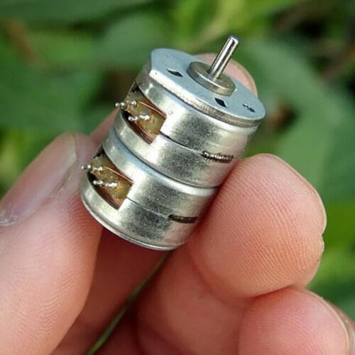 New 1pcs step angle with Metal gear DC 2 phase 4 wire 15mm Micro stepper motor