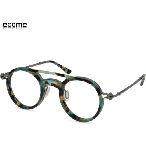 Eoomes original Handmade Vintage Optical Eyewear Fast Delivery Fashion Designer Korea Style New Style Make Lens Best Quality