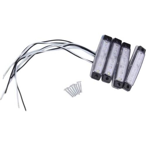 Trailers Bar lights Trucks Waterproof White 12 Volt Buses Courtesy LED