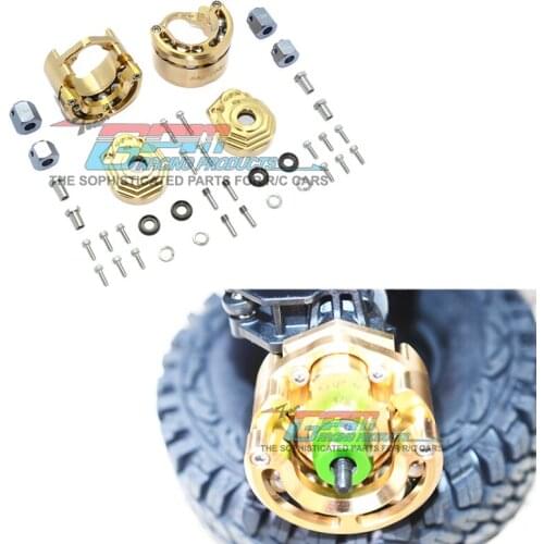 RC Car Parts GPM 1/10 TRX4 TRX-4 82056-4 Climbing Car Metal Pure Copper Load Bearing Wheel Axle Counterweight TRAXXAS