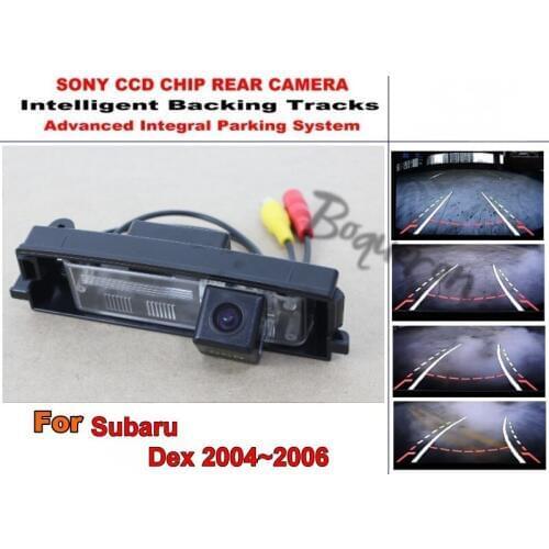 For Subaru Dex 2004 2005 2006 Smart Tracks Chip Camera / HD CCD Intelligent Dynamic Parking Car Rear View Camera