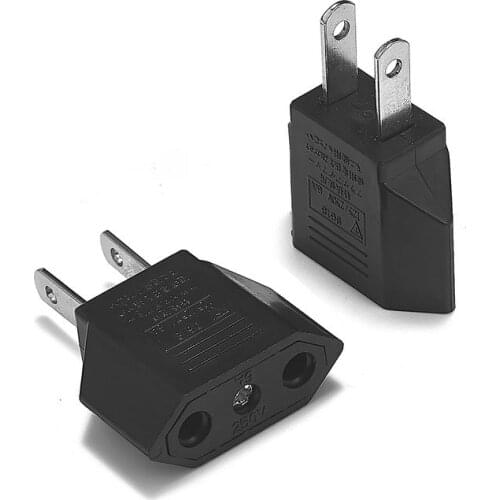 US Japan China Travel Plug Adapter European EU To US JP Power Adapter Electrical Plug Converter Sockets AC Charger Outlet