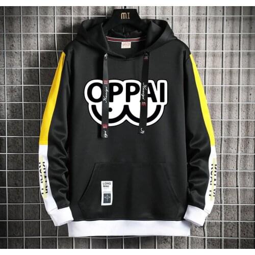 ONE PUNCH-MAN Anime Hoodie teenagers Popular Harajuku Hoodeds Pullover Streetwear Casual Fake Two-Piece jacket men coat
