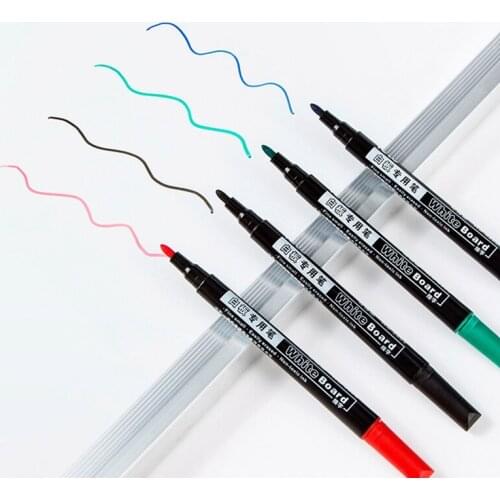 1PC Colorful Whiteboard Pen Plastic Black Writing Pen for White Board Pen Children Study Drawing Pen Office School Supplies