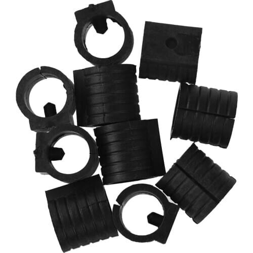 10Pc U-Type Office Chair Leg Protectors Home Furniture Feet Tube Wrap Pads Non Slip Plastic Cups Table Stool Legs Opening Covers