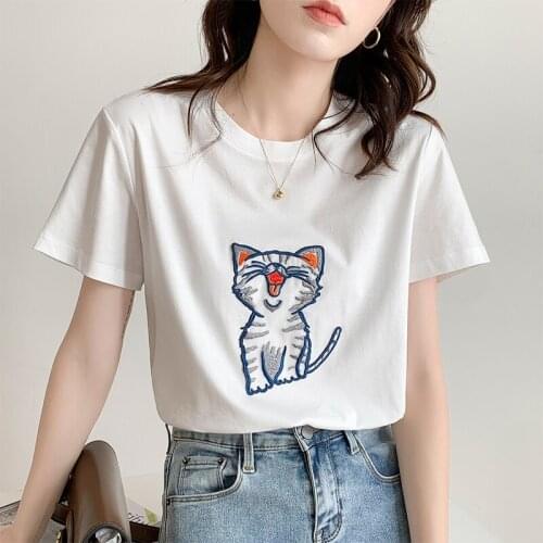 2020 Summer Fashion T Shirt Women Woman Tshirt Gold sky