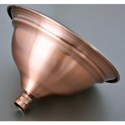 8.2" inch Antique Red Copper Brass Round Bath Rainfall Rain Bathroom Shower Head Bathroom Accessory (Standard 1/2") msh263