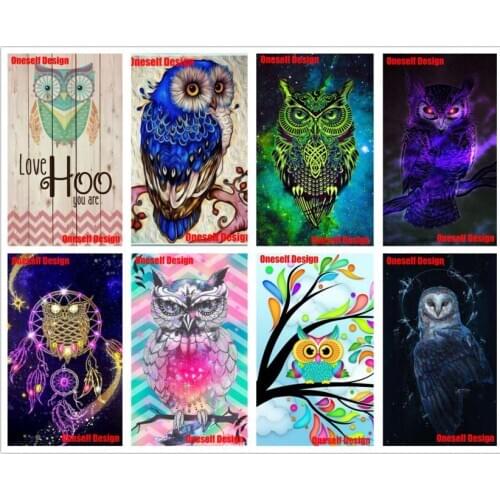 Great diamond painting full drill owl 5d diamond embroidery full owl diamond painting full animal owl 5d diamond mosaic sale owl