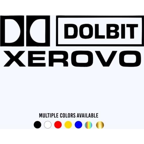 CK20419# Die-Cut Vinyl Decal Долбит xerovo Car Sticker Waterproof Auto Decors on Bumper Rear Window