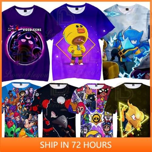 Childrens 3D printed T-shirt, star and crow printed fashion T-shirt, high-end T-shirt for boys and girls from 4 to 12 years old