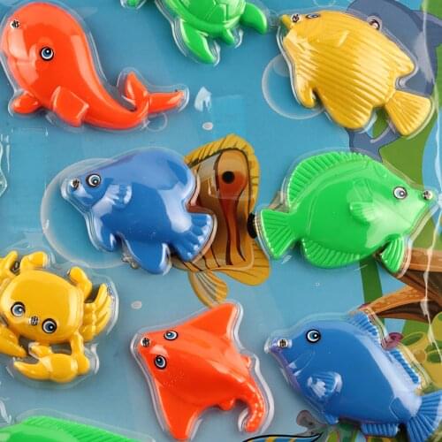 Childrens Magnetic Double Pole Fishing Toys Childrens Fishing Toy Set Parent-child Interaction Fishing Toy Stall Wholesale