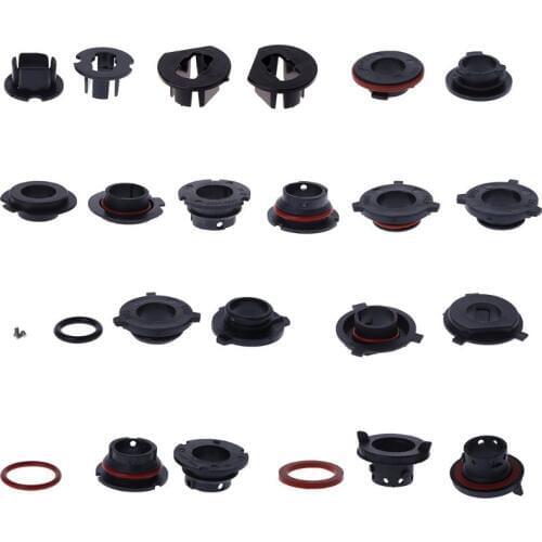 2Pcs Car LED Headlight Bulb Adapter Holder Base Sockets Retainer for H1 H3 H4 H7 H11 H13 9004 9005 9006 9007