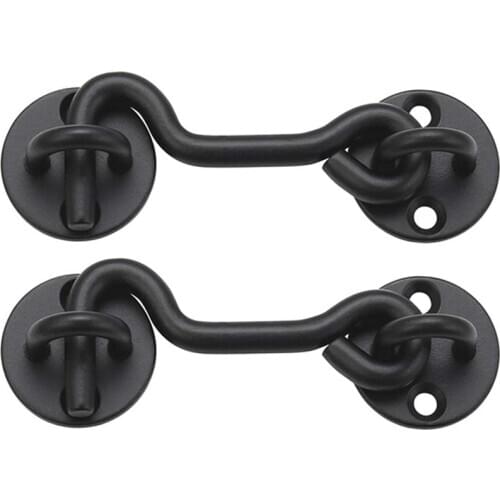 2 Pieces 4 Inch Barn Door Lock Barn Door Lock Heavy Solid Door Lock, Provide Higher Security and Privacy, Suitable for Barn Door