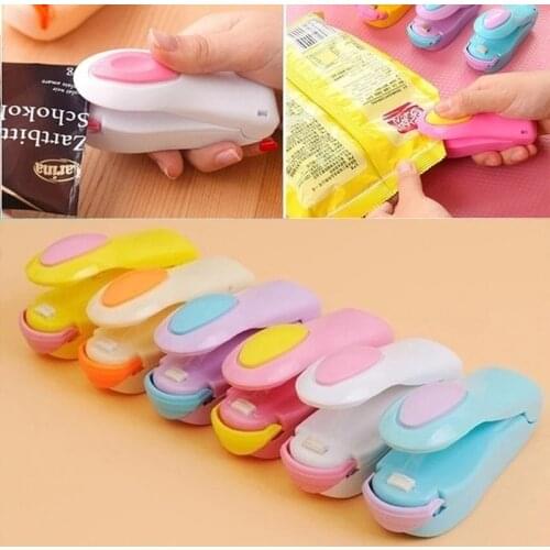 Mini Heat Bag Sealer Handheld Plastic Bag Sealer Portable Heat Sealer Machine Food Saver Storage Snack Keep Fresh Accessories