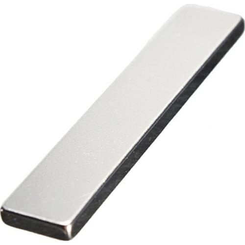 N35 50x10x3mm Magnet Cuboid Multi-function NdFeB Smooth Magnet Bar for Fridge
