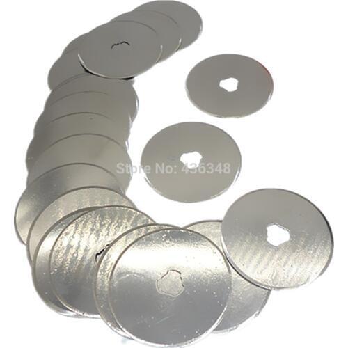 Pack Of 20 Rotary Cutters Spare Blades 45mm Rotary Cutter Blade Replacement Refill Blades 4.5cm Sewing Quilt Leather Fabric Cut