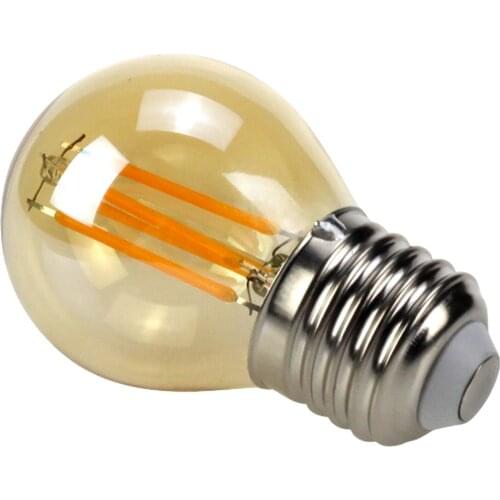 Set of 6 Retro Edison Light Bulb E27 220V 4W Glass Bulb for Home Bathroom