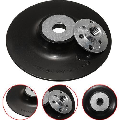 1Pcs 125mm M14 Thread Backing Pad For 5 Inch Sander Polishing Machine Sanding Disc Angle Grinder Polisher Backing Pad