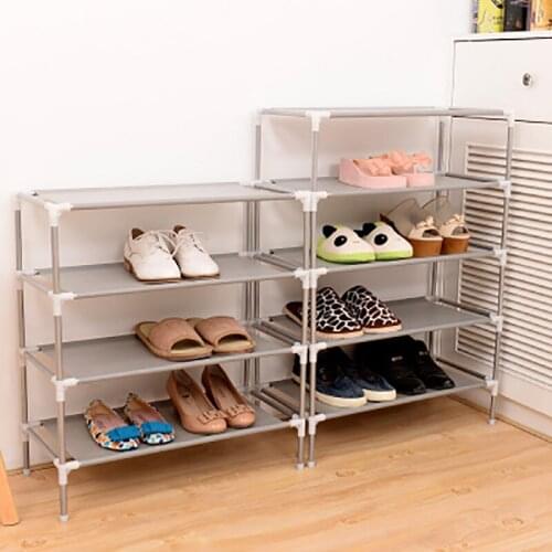 New Shoe Organizer Shoe Rack Assembled Multiple Layers Shoemaker Stand for Footwear Shelf for Shoe Storage Non-woven Cabinet