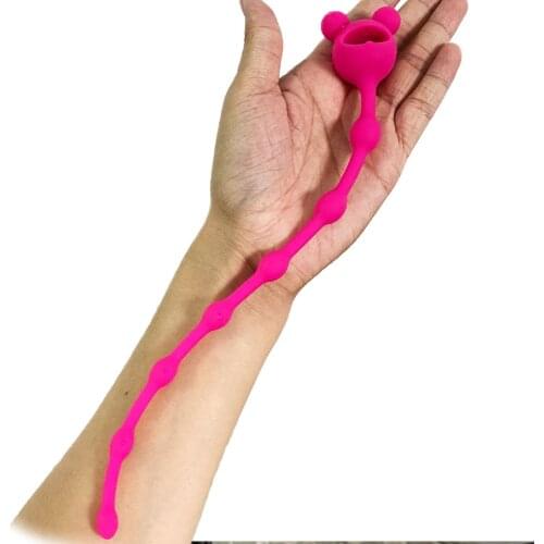 27cm Super Long Anal Bead Soft Anal Plug Sex Shop Butt Plug Female Masturbation Tool Prostate Massager G-spot Vagina Stimulator
