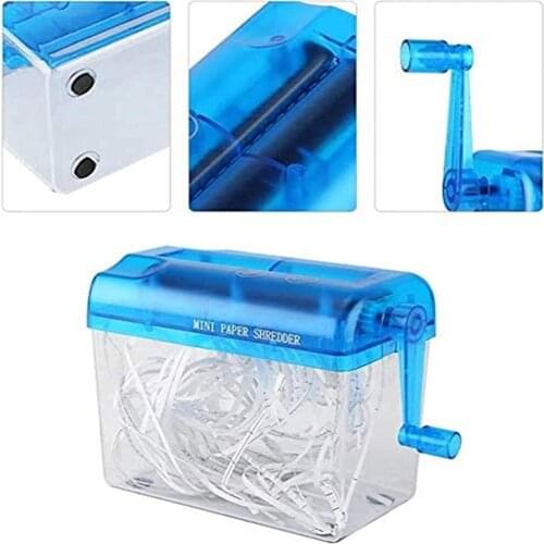 Mini Manual Paper Shredder Hand Cutting for Paper Household Office Equipment Cutting Machine Energy-efficient Shredder