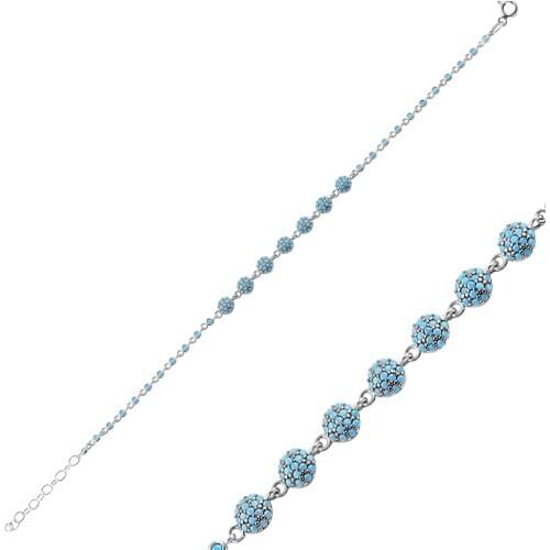 Silver Turquoise Bracelet