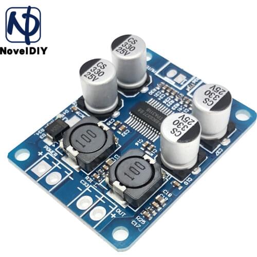 TPA3118 60W 12V 24V PBTL Mono Digital Audio Power Amplifier Board Power AMP Module Car High Out Low Power