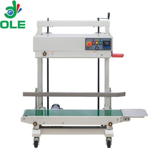 Height Adjustable Thin Film Sealing Machine 15KG 10KG 5KG Bag Vertical Sealer