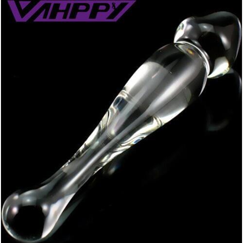 Vibrator Anal plug glass Dildo Sex Toys for Woman Men adults Massager Butt Plugs intimate Anal Masturbation climax Gay AP02053