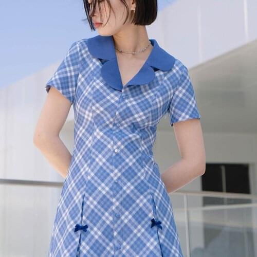 Модные платья в клетку Wisuwore China At AliExpress