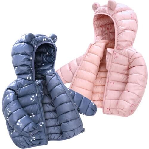 Winter Boys Girls Clothes Jackets Hooded Down Coats 2020 Autumn Baby Boy Girl Warm Fashion Outwear Jackets Childrens Clothing