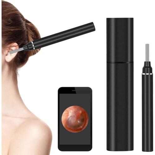 3.9mm WiFi Ear Otoscope Wireless 5.0MP Digital Endoscope Ear Inspection Camera Earwax Cleaning Tool with 6 Led for IOS Android