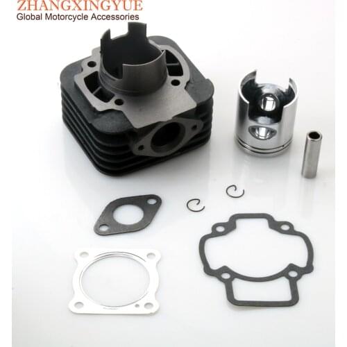 47mm 70cc Big Bore Cylinder Kit For Piaggio 50 Diesis Fly Free Liberty Nrg Power Dt Sfera Typhoon Zip 50cc AC 2 Stroke